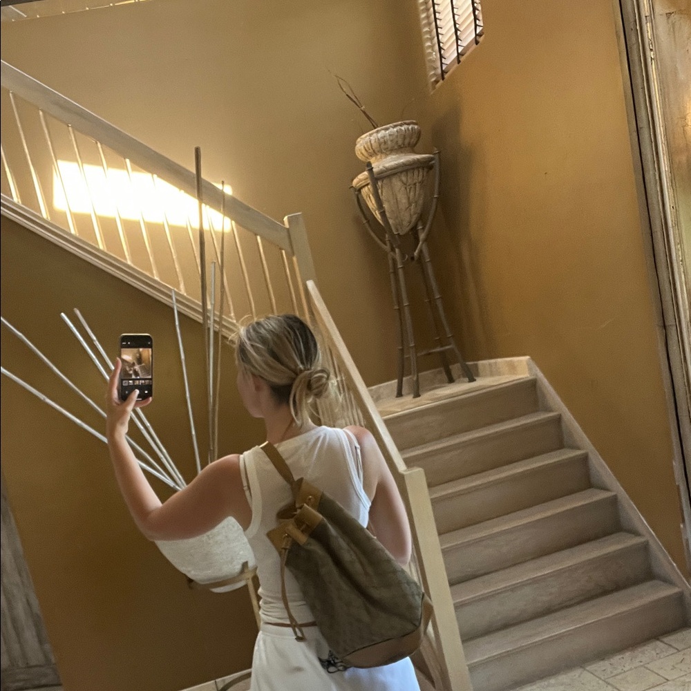 Gucci Tan and Brown Women's 1 strap backpack